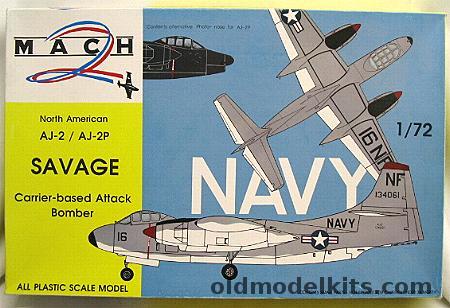 Mach 2 1/72 North American AJ-2 / AJ-2P Savage With Aeroclub Savage Metal Propellers And Undercarriage Set, GP006 plastic model kit